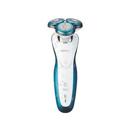  Бритва Centek CT-2163 (синий/белое) ротор, +влажное бритьё, 3 плав.головки, 2-йные лезвия, до 40 мин. раб 