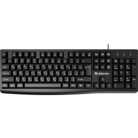  Клавиатура DEFENDER Navigator HB-138 RU, черн,104 кнопки+FN,1.8м (45138) 