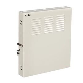  Шкаф коммутационный Lanmaster (TWT-CBVRT-2U-6X7-GY) настенный 2U 650x114мм пер.дв.стекл направл.под винты 68кг серый 19кг 741мм 