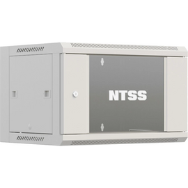  Шкаф коммутационный NTSS Премиум NTSS-W15U6060GS настенный 15U 600x600мм пер.дв.стекл 60кг серый 500мм 220град. IP20 сталь 