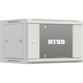  Шкаф коммутационный NTSS Премиум NTSS-W18U6045GS-2 настенный 18U 600x450мм пер.дв.стекл 60кг серый 350мм 30.5кг 220град. 900мм IP20 сталь 