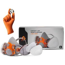  Комплект Jeta Safety 6500 (6500К-M) полумаска фильтрующая 