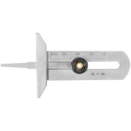  Штангенглубиномер КАЛИБРОН ШГ 1090637 изм. глубины протектора шин 0-30 0,1 нерж. сталь (ГРСИ 89204-23) 