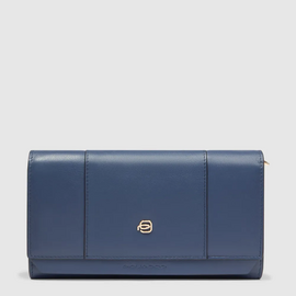  Кошелек женский Piquadro Circle PD6463W92R/BLU4 кожа натуральная, синий 