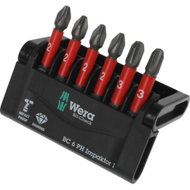  Набор бит WERA WE-057691 универсальные, шестигранный (1/4HEX-E) 6шт 