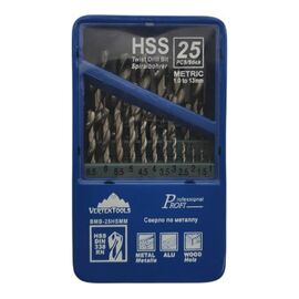  Набор сверл Vertextools HSS 0987-25 25mm 