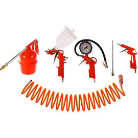  Набор пневмоинструментов Ресанта НПИ-6 (74/3/18) 6 пр. красный 