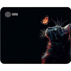  Коврик для мыши Cactus CS-MP-P12XS Night Cat 220x180x2мм 