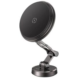  Автодержатель ACEFAST D30 Magnetic folding wireless charging car holder Black 