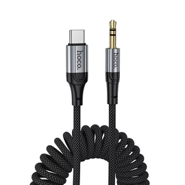  Дата-кабель HOCO UPA33 Nuevo audio cable AUX Black 