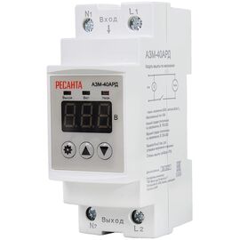  Блок защиты по напряжению Ресанта АЗМ-40АРД регулируемый (с дисплеем) 61/22/30 