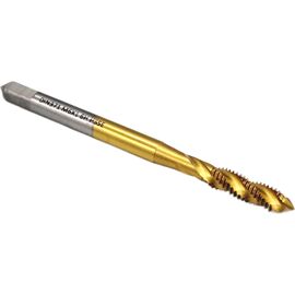  Метчик машинно-ручной TORNERI DIN371 TiN (036389) М6х1 HSSE 6H 