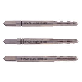  Набор метчиков H-Tools 230025EHT из 3-х шт. М2.5 шаг 0.45мм DIN352 HSSE 