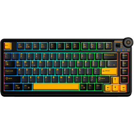  Клавиатура AULA AU75 игровая беспроводная механическая чёрно-оранжевый Star Vector свитчи РУС (Bluetooth, 2.4 Гц) 