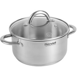  Кастрюля Rondell Point RDS-1312 4.8л. d=24см (с крышкой) стальной 