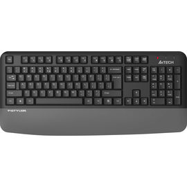  Клавиатура A4Tech FGK20 серый USB беспроводная Multimedia (подставка для запястий) 