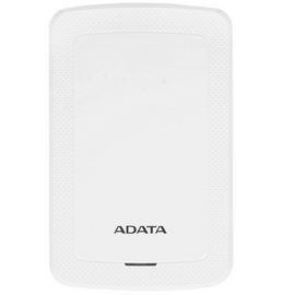  HDD ext 2.5" 1.0TB USB3.1 ADATA Slim HV300, белый, 10.3 mm (AHV300-1TU31-CWH) 