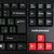  Клавиатура Nakatomi Navigator KN-02U (black/red) 