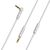  Аудиокабель BOROFONE BL5 AUX с микрофоном Jack 3.5 (m) - Jack 3,5 (m), 1 м, серый 
