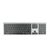 Клавиатура Gembird KBW-1 Wireless Silver,109 клавиш, м/медиа, ножничный механизм, бесшумная 