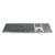 Клавиатура Gembird KBW-1 Wireless Silver,109 клавиш, м/медиа, ножничный механизм, бесшумная 