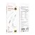  Кабель AUX (папа-папа) Borofone BL21 Lemon 100см   (white) (236077) 