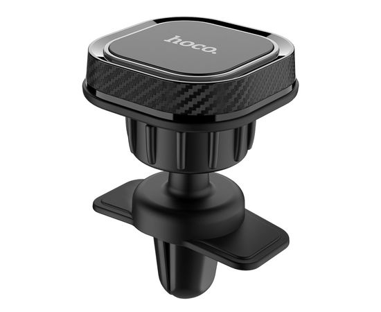  Автомобильный держатель HOCO CA52 Intelligent air outlet (чёрно-серый) 