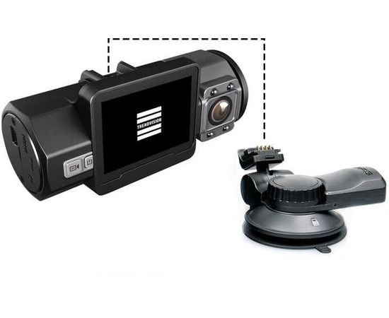  Видеорегистратор TrendVision Twins черный 1.8Mpix 1080x1920 1080p 1080гр. GPS NTK96660 