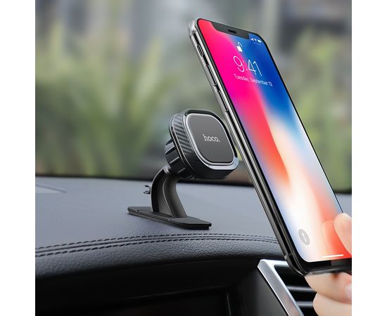  Автомобильный держатель HOCO CA53 Intelligent dashboardt (чёрно-серый) 