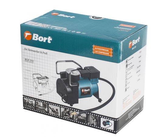  Автомобильный компрессор BORT BLK-255 