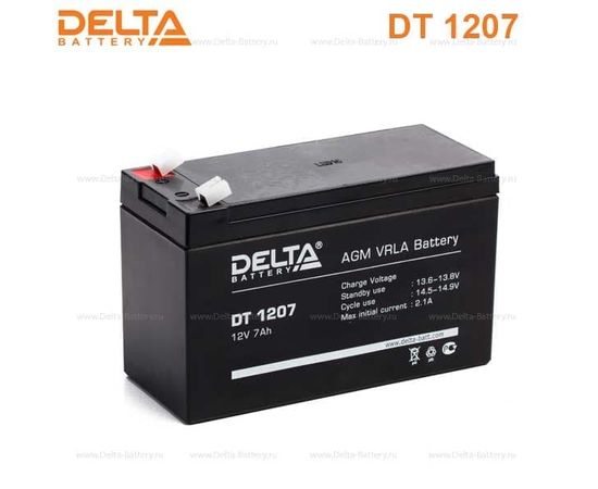  Батарея для ИБП Delta DT 1207 12В 7Ач 