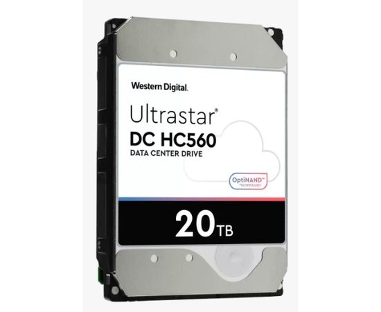  HDD WD Ultrastar DC HC560 (0F38752/WUH722020BLE604) 20Tb SATA 6Gb/s, 7200 rpm, 512mb buffer, 3.5" 