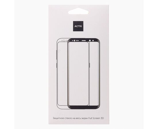 Защитное стекло Full Screen Activ Clean Line 3D для "Xiaomi Poco F3" (black)(130762) 