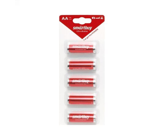  Батарейка AA Smart Buy LR6 (5-BL) (60/600) 