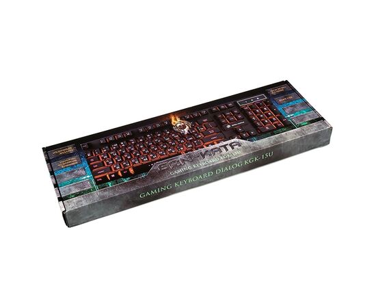  Клавиатура Dialog KGK-15U Gan-Kata (black) игровая с подсветкой 