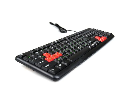  Клавиатура Nakatomi Navigator KN-02U (black/red) 