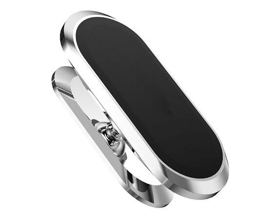  Держатель автомобильный 07 клейкая основа silver магнитный (133486) 