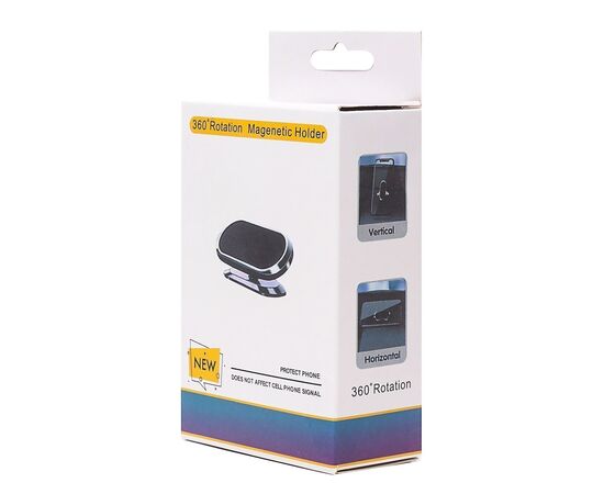  Держатель автомобильный 07 клейкая основа silver магнитный (133486) 