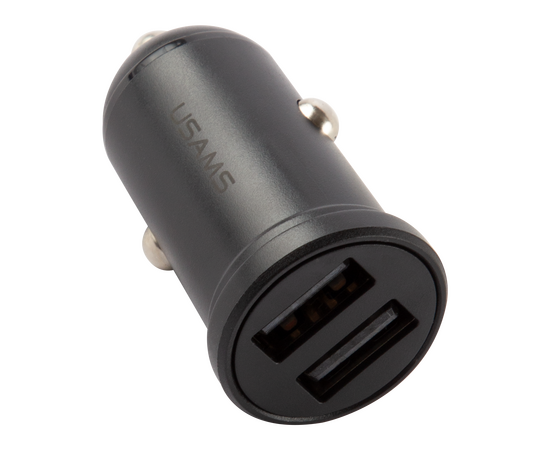  АЗУ USAMS 2USB (модель US-CC114 C20), 2.4А, черный (CC114TC01) 