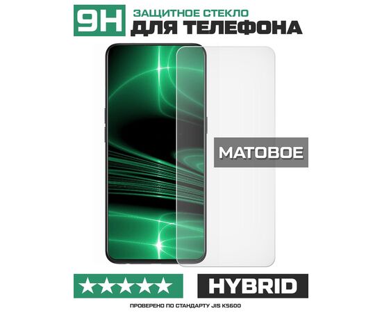  Стекло защитное гибридное МАТОВОЕ Krutoff для Oppo A5 (2020) 