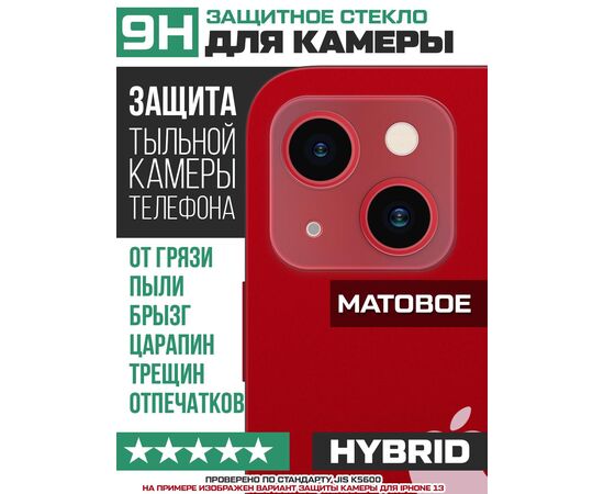  Стекло защитное гибридное МАТОВОЕ Krutoff для камеры Xiaomi Poco C40 (2 шт.) 
