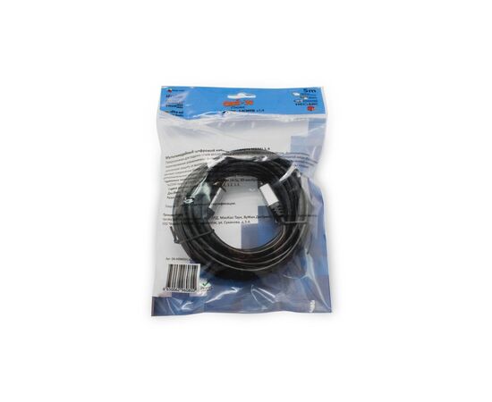  Кабель HDMI-HDMI 5m, версия 1.4, "Люкс". 
