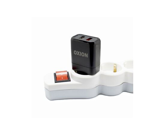  Зарядное устройство  OX-QC303.,Черный 
