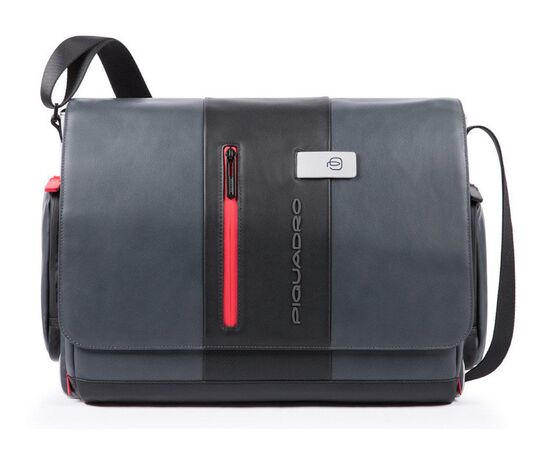  Сумка мужская Piquadro Urban CA1592UB00/GRN серый/черный натур.кожа 