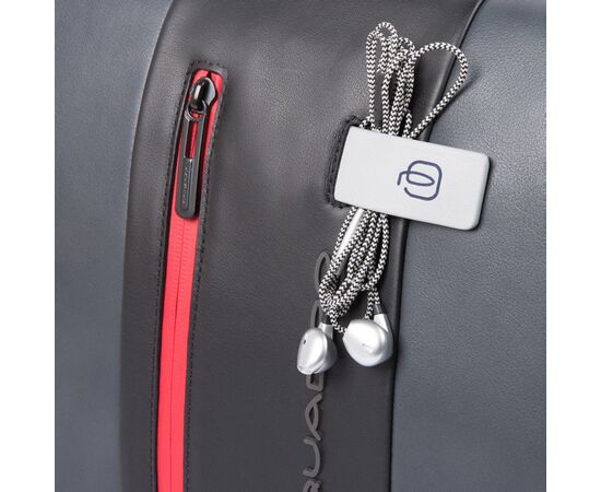  Сумка мужская Piquadro Urban CA1592UB00/GRN серый/черный натур.кожа 