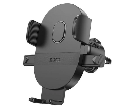  Автомобильный держатель HOCO H18 Mighty one-button (air outlet) (чёрный) 