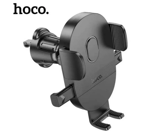  Автомобильный держатель HOCO H18 Mighty one-button (air outlet) (чёрный) 