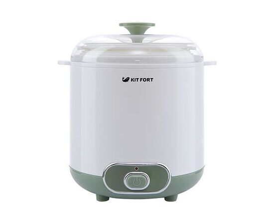  Йогуртница Kitfort KT-2005 белый/зеленый 