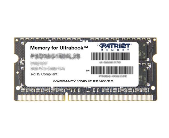  RAM SO-DIMM 8GB DDR3-1600 PC3-12800 Patriot Signature, CL11, LV 1.35V, retail (PSD38G1600L2S) 