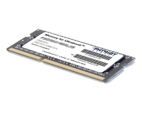  RAM SO-DIMM 8GB DDR3-1600 PC3-12800 Patriot Signature, CL11, LV 1.35V, retail (PSD38G1600L2S) 